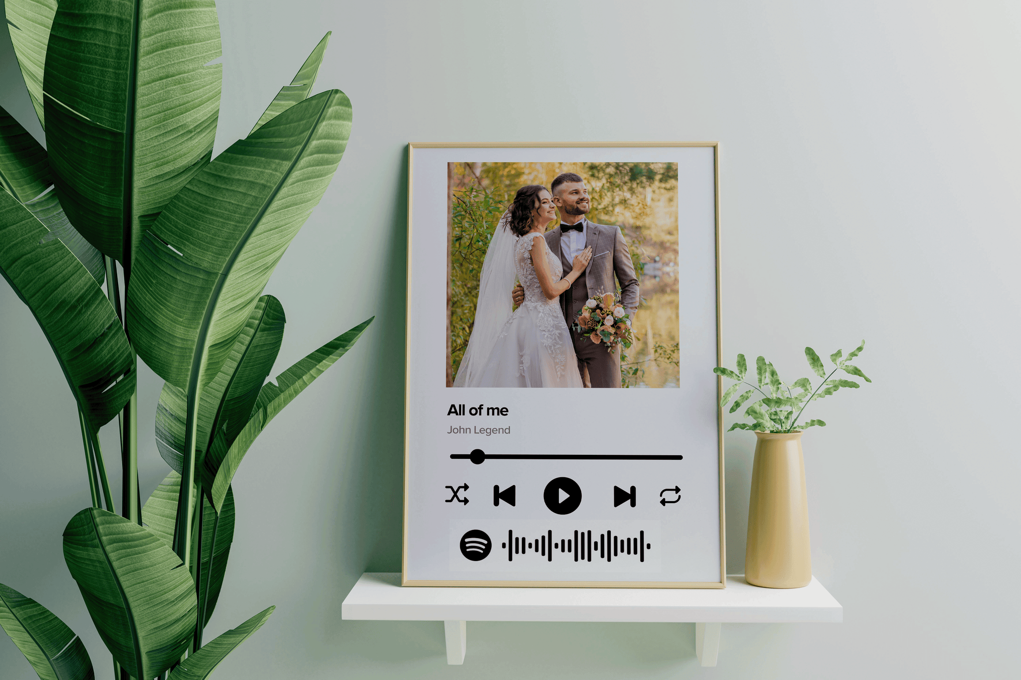 Personalised Spotify Print | Personalised Song Print | Valentines Day Present
