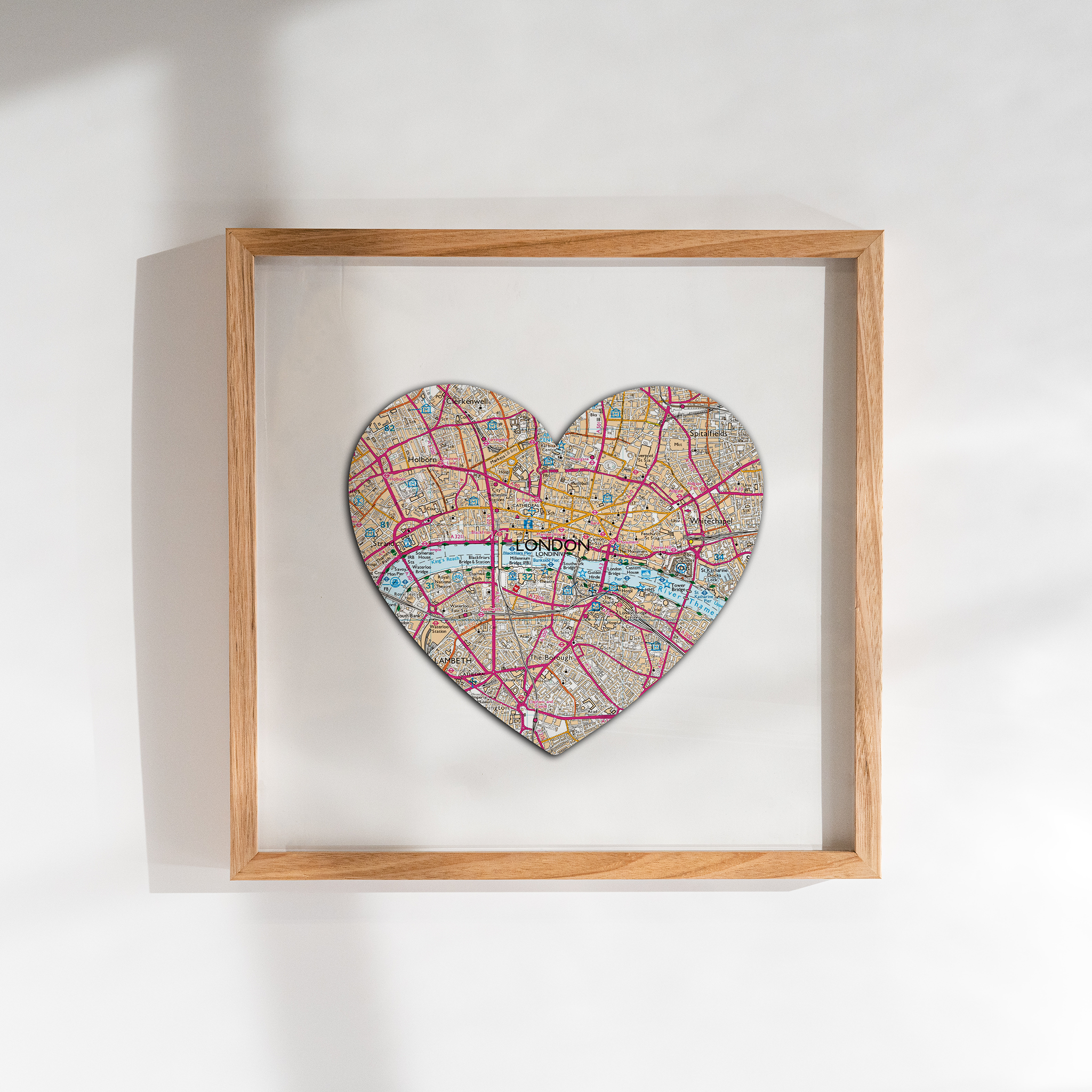 Personalised 3D Heart Map | Valentines Gift | Gift for Her | Gift for Him | Anniversary Gift
