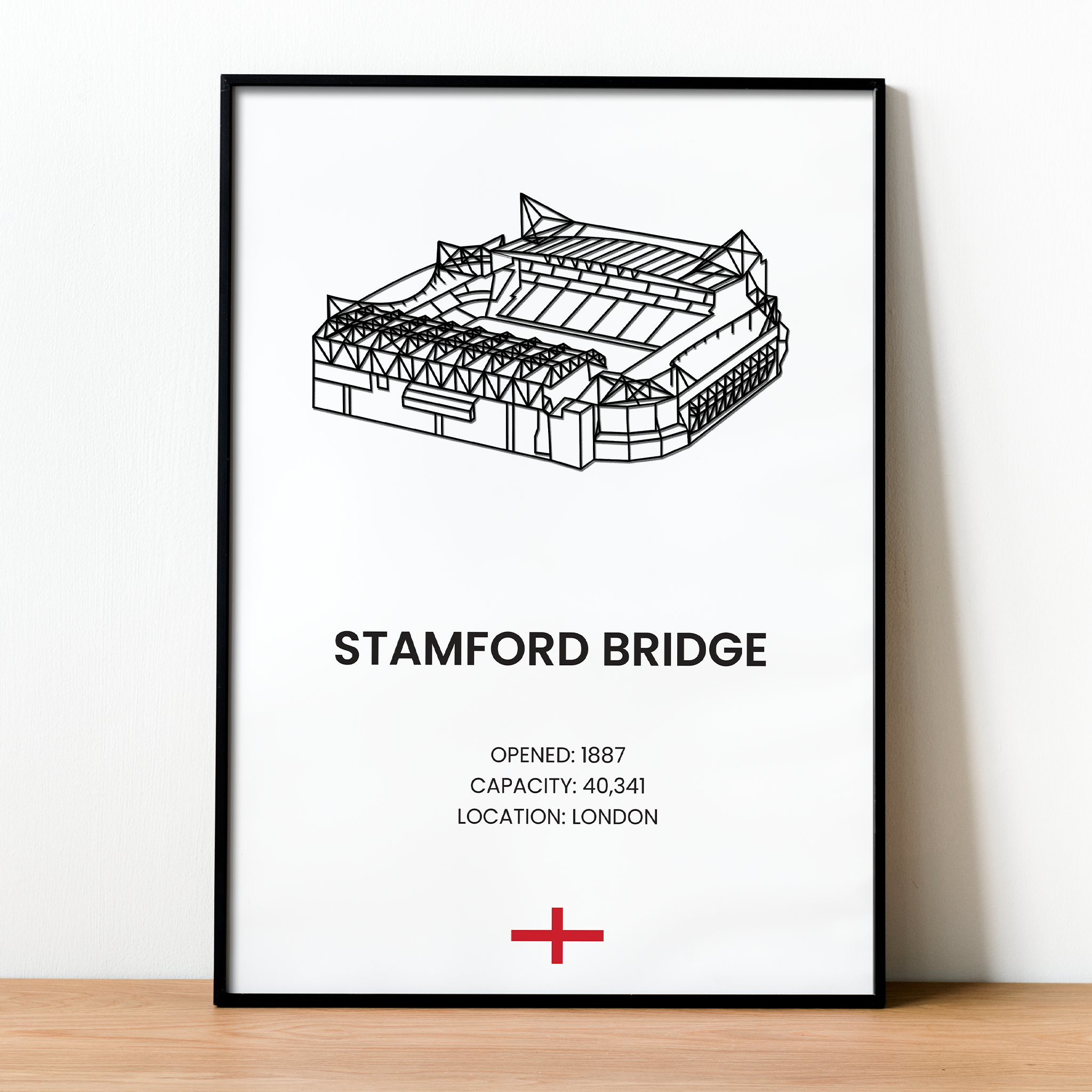 Football Stadium Art in Frame - Anfield