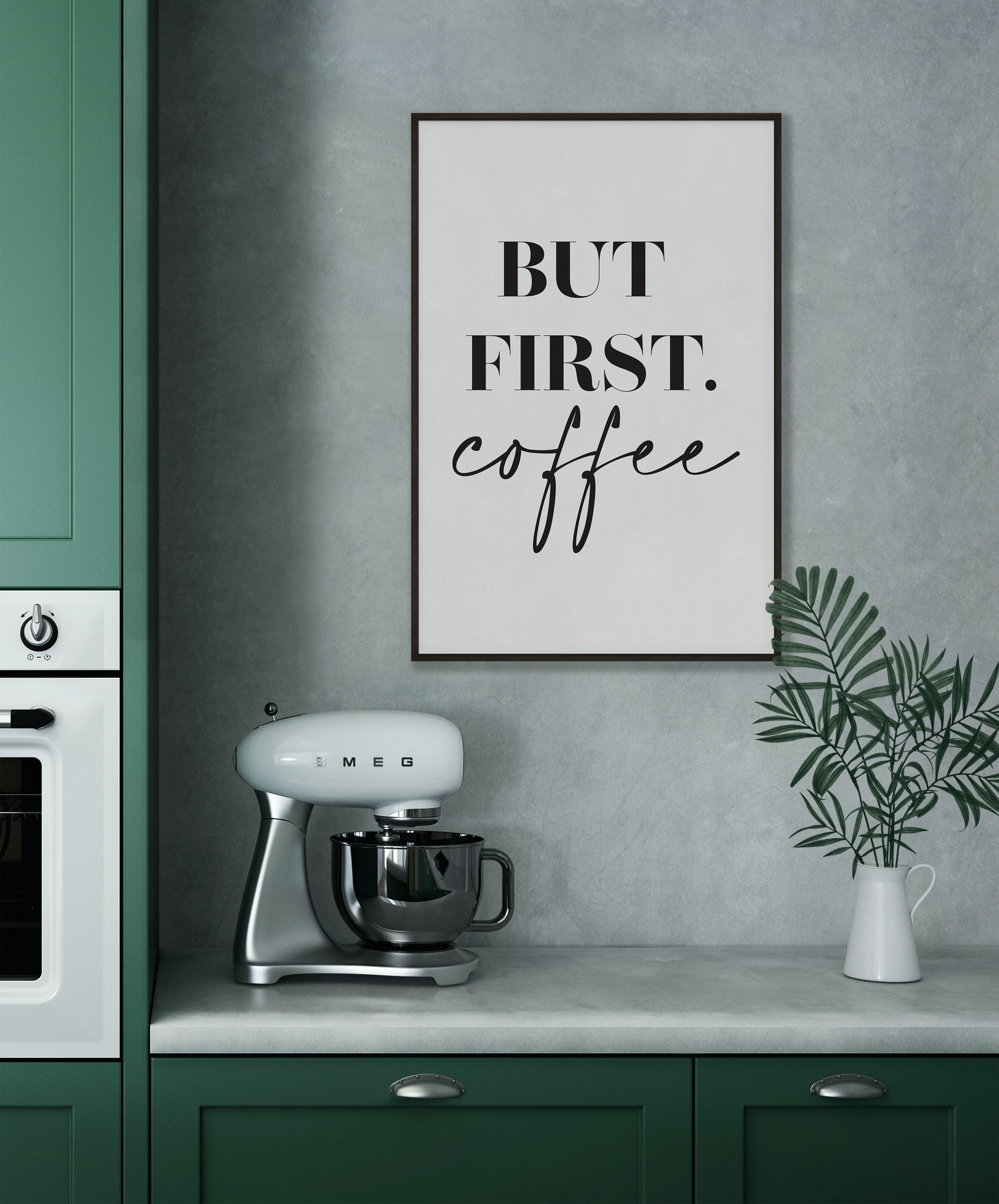 But First Coffee Print Poster