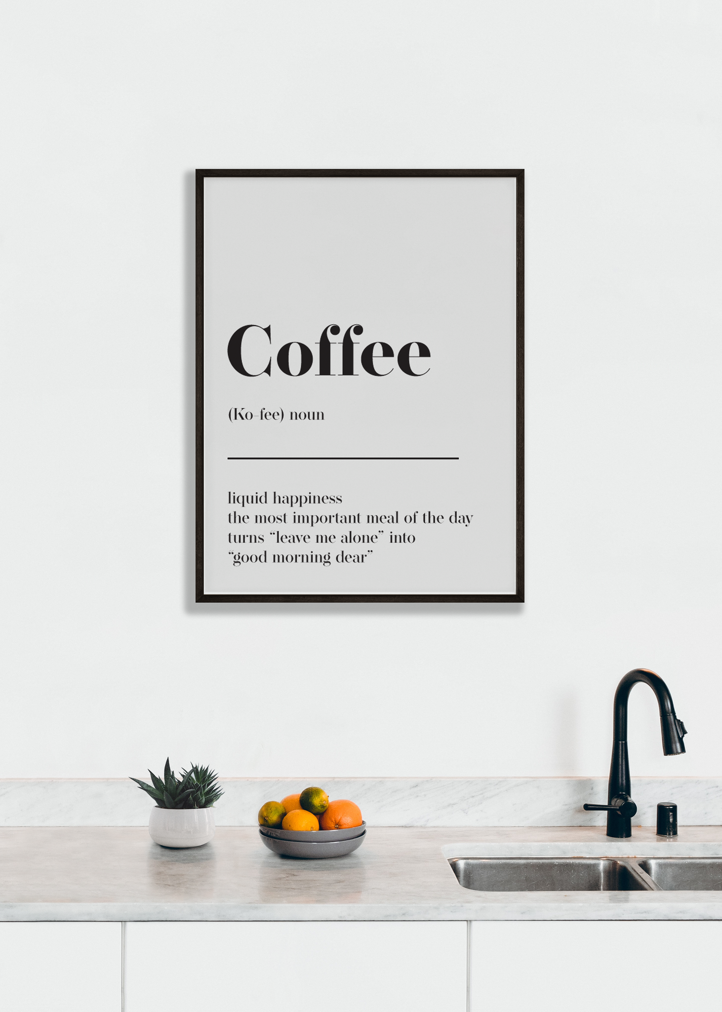 Coffee Definition Print Poster