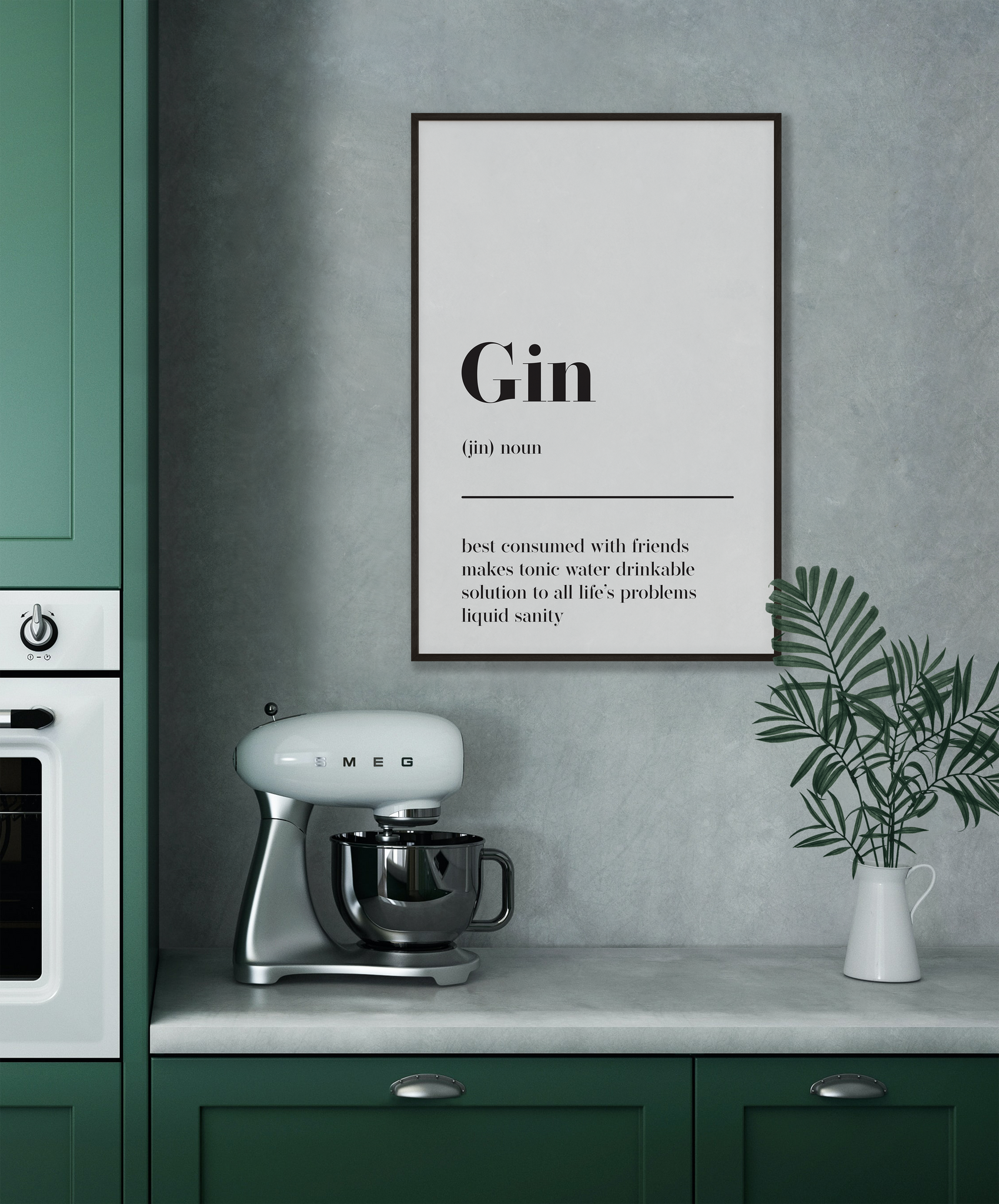Gin Definition Print Poster